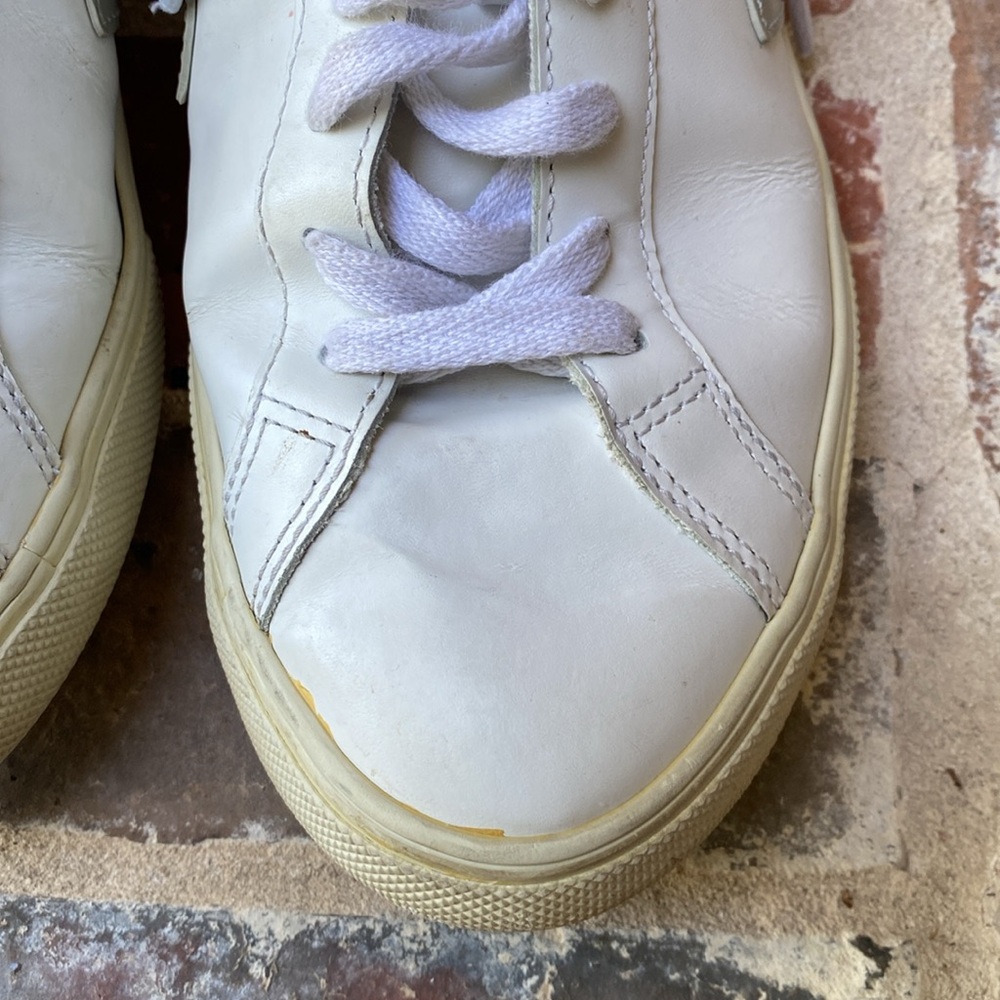 Veja low top sneakers with gray logo - Picture 14 of 16